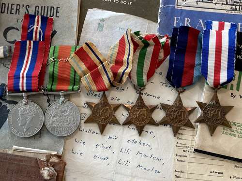 WW2 Medal Grouping To Pte Hawley DDay Gold Beach - Image 4