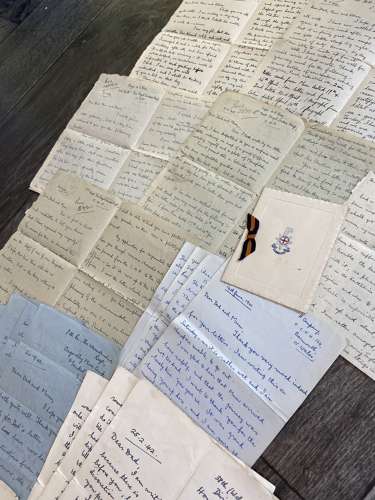 WW2 Medal paperwork Group Major Rees RSLI Diary Of Tunisia - Image 10