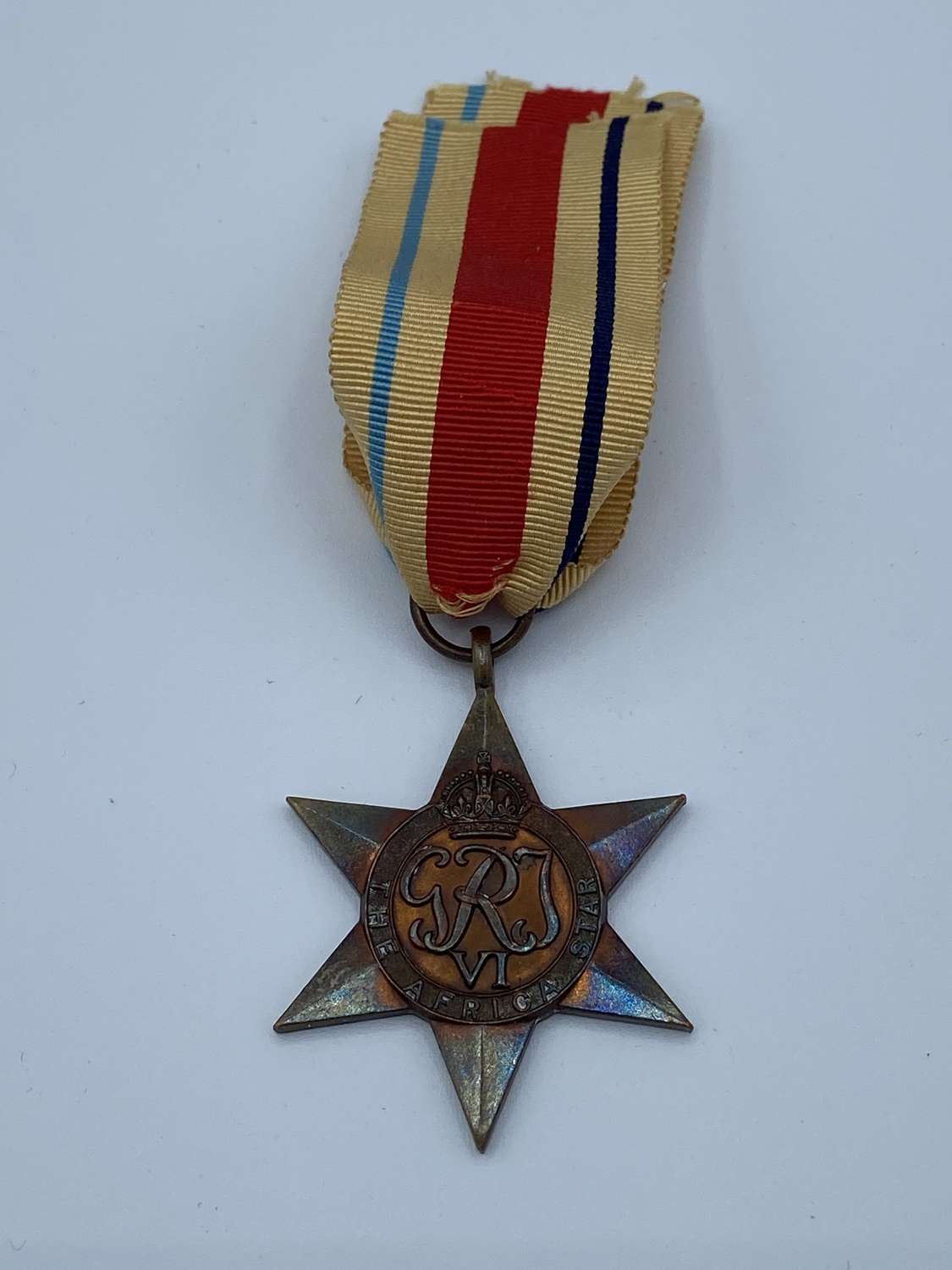 WW2 Africa Star Medal And Ribbon