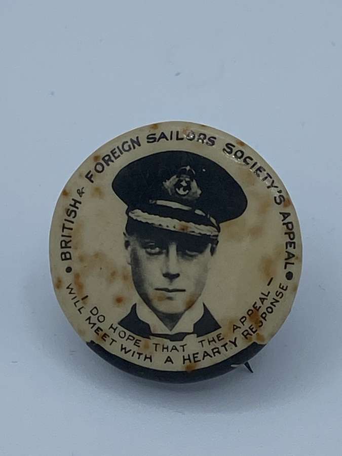 WW1 British And Foreign Sailors Society Appeal Badge Royal Navy