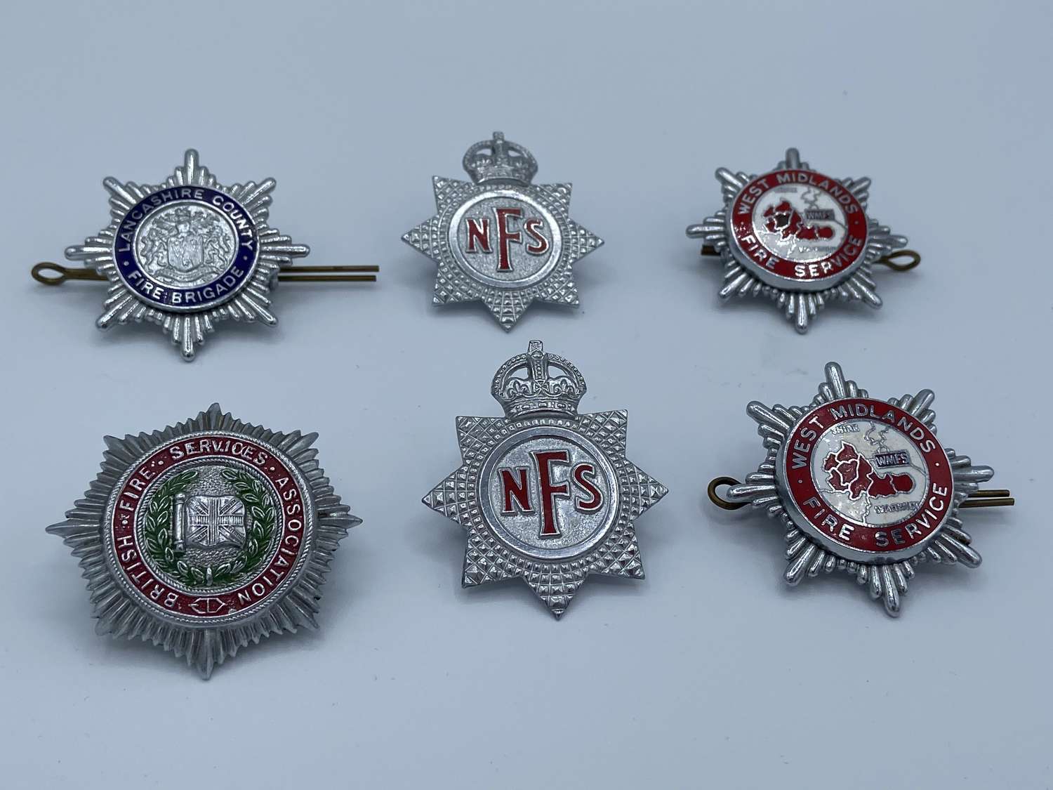Joblot Of WW2 To 1950s National Fire Department Badges