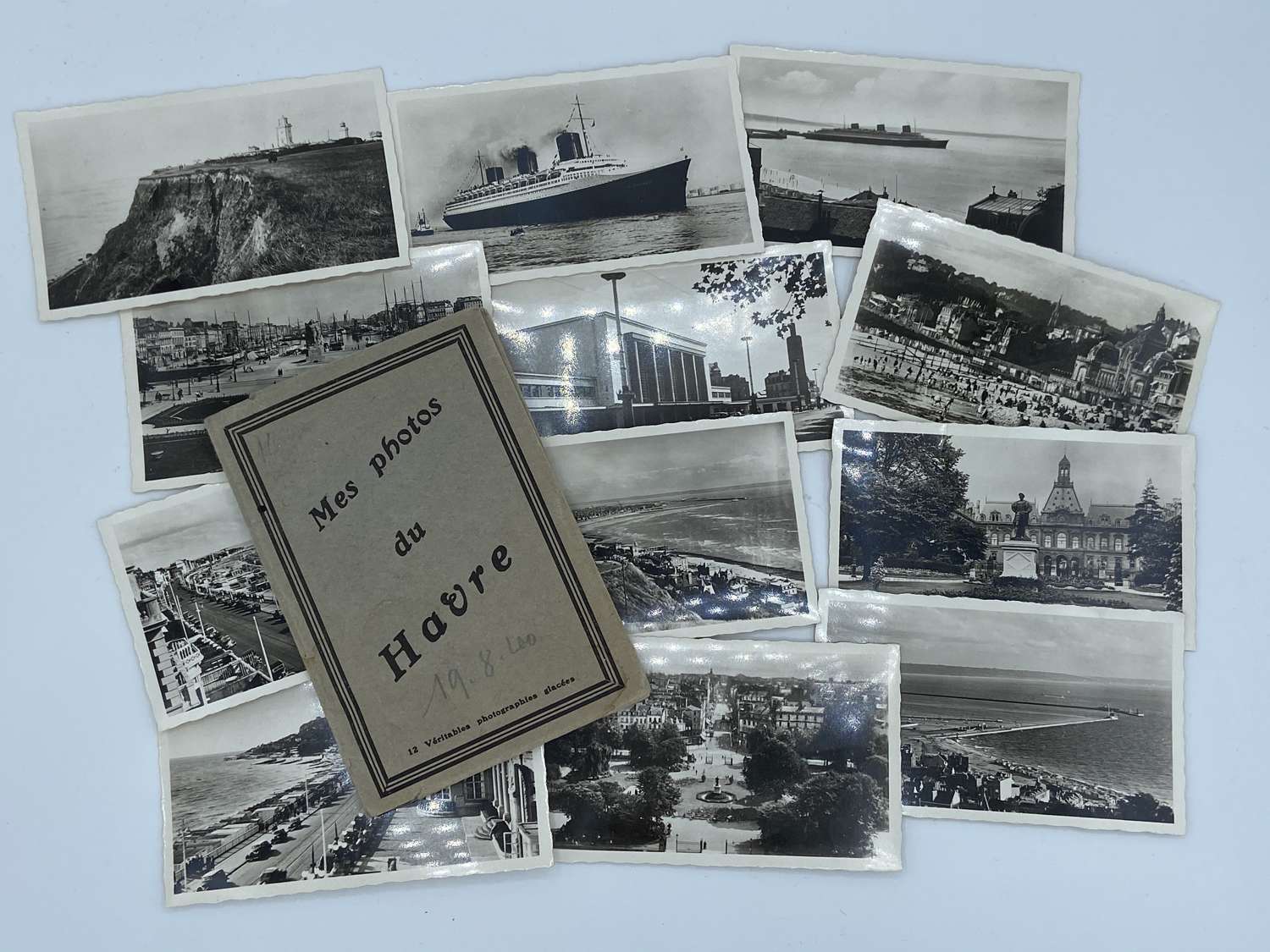 SS Normandie Tourist Photographs Dated 19.08.1940