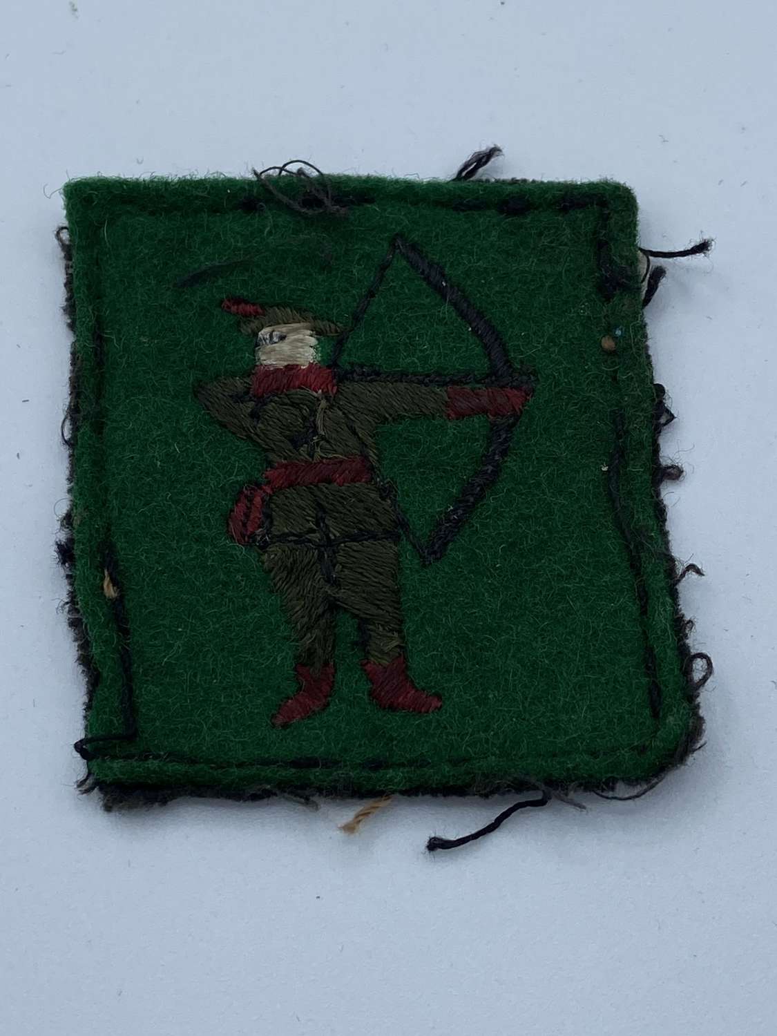 WW2 British Army North Midlands District Cloth Formation Patch