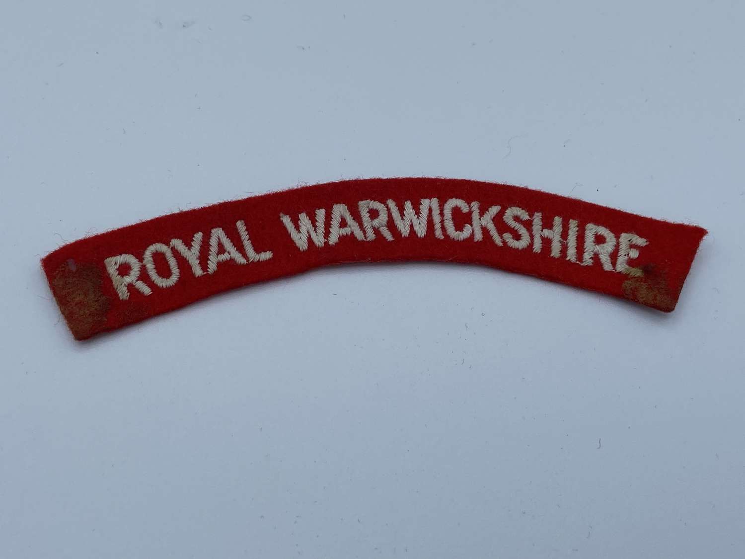 Ww2 British Army Royal Warwickshire Shoulder Title Patch