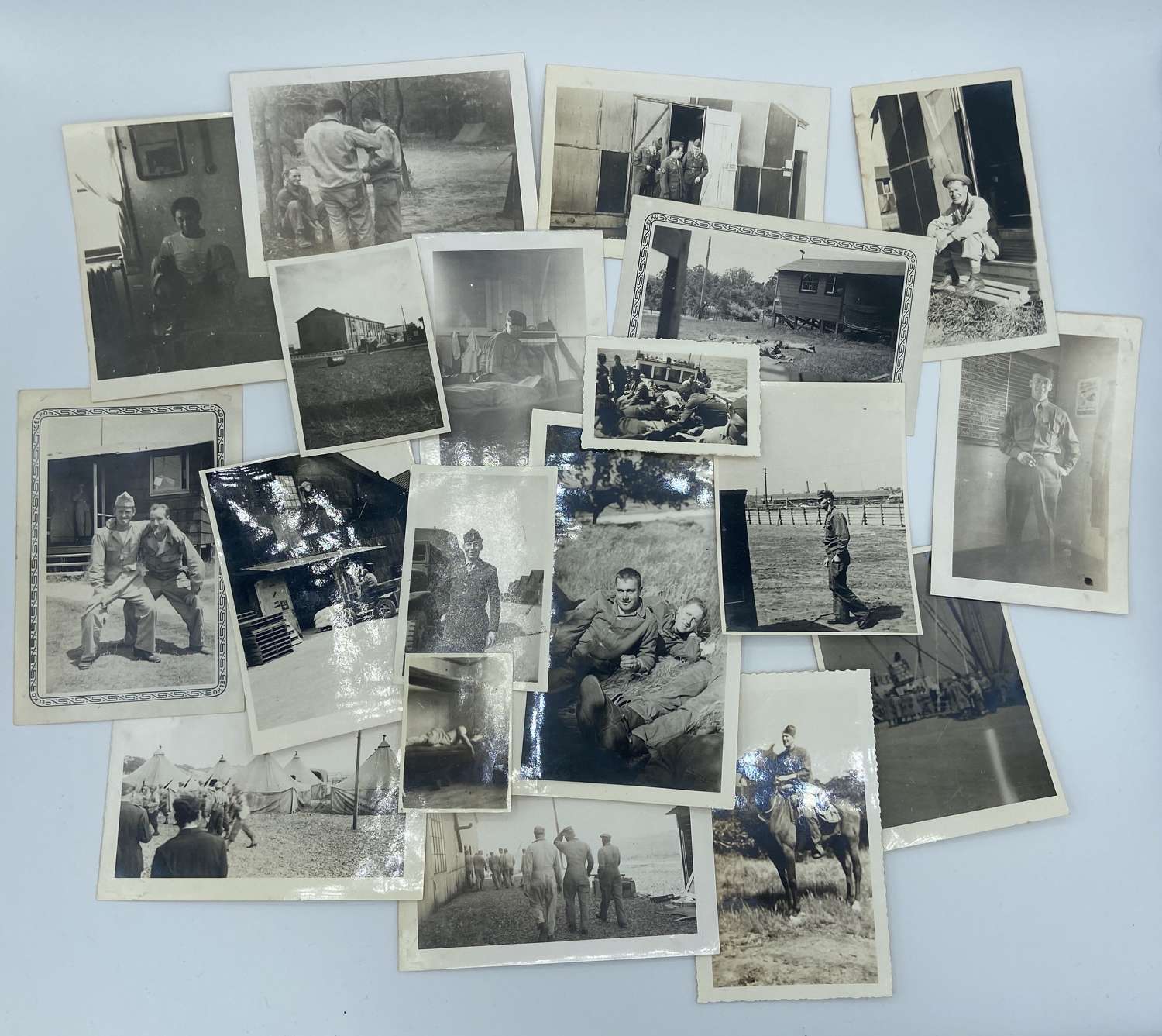 Joblot Of WW2 United States Army Photographs Pacific Theatre