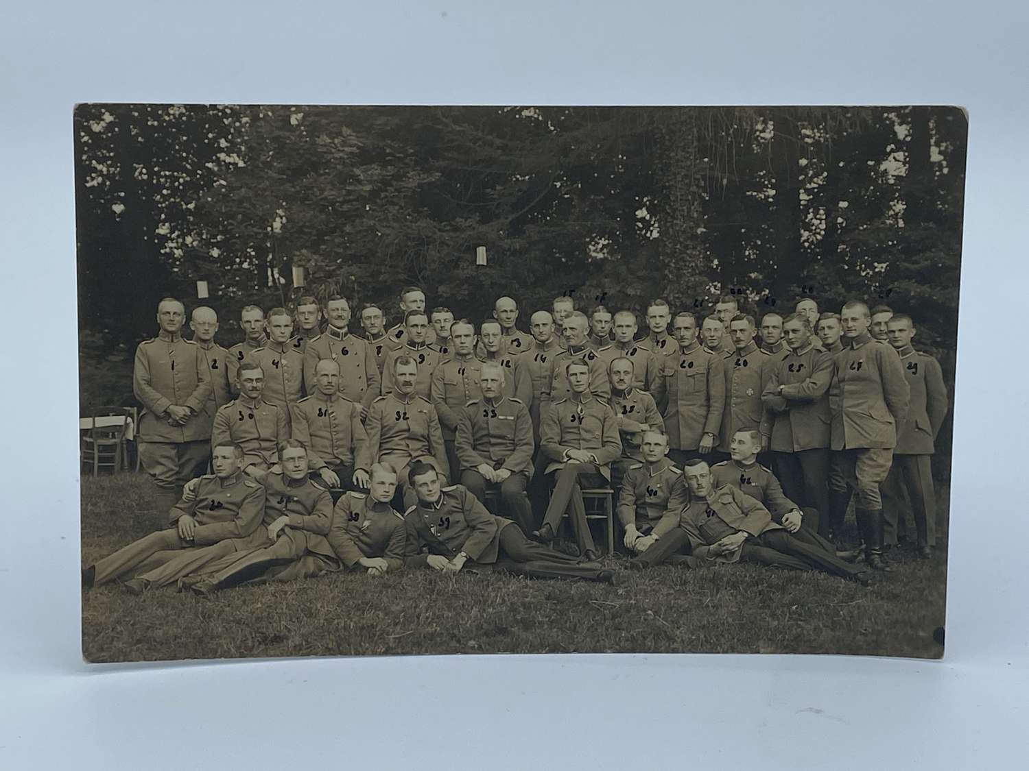 Rare WW1 German Regiment With All 41 German Soldiers Named On Reverse