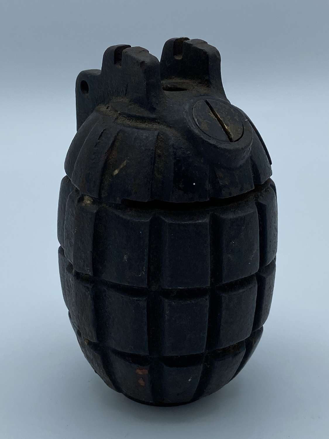 WW2 Mills Grenade 1942 Dated Money Box Maker Marked G3