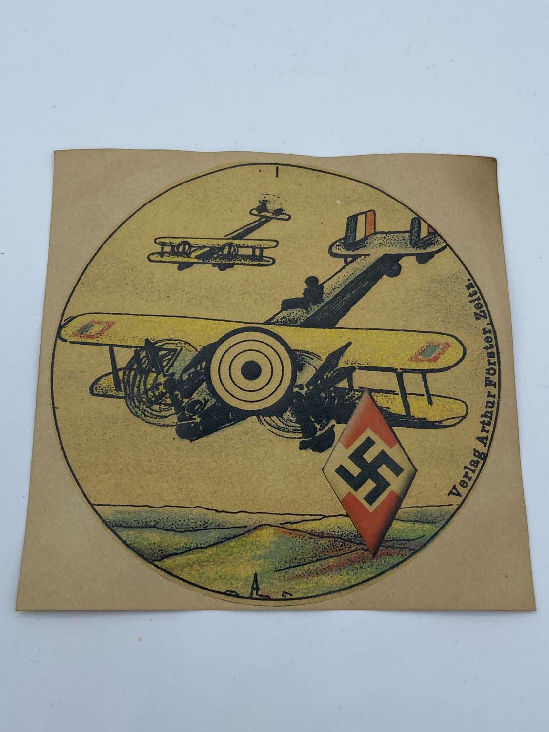 WW2 German Hitler Youth Pistol Plane Target Arthur Forster Zeitz