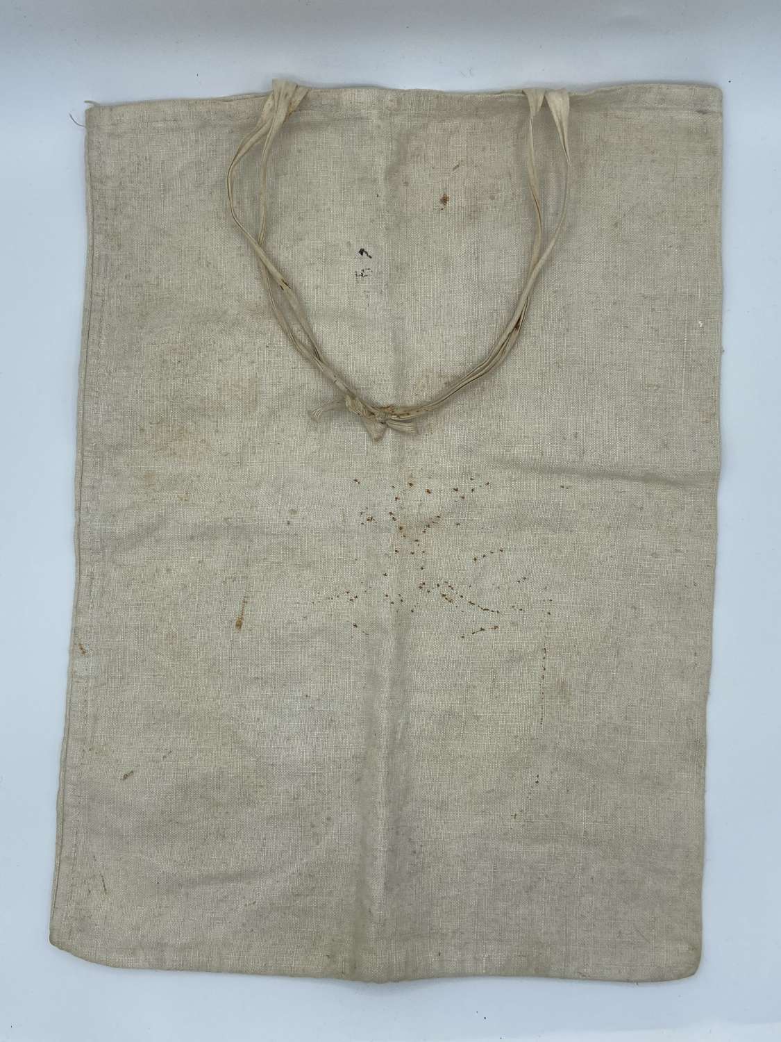 WW1 British Army 1918 Dated Dry Rations Cotton Bag To Frank Lane