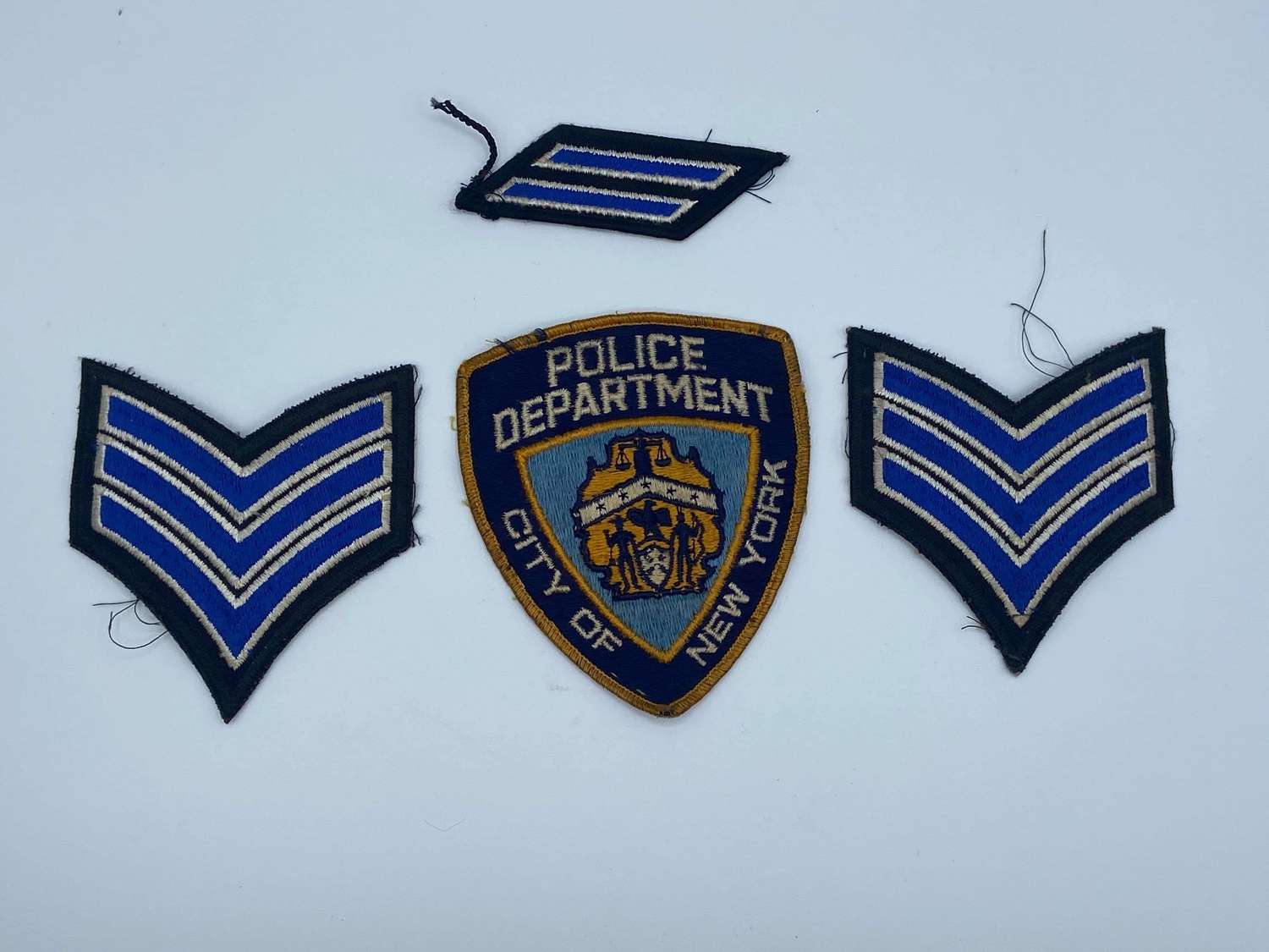 Lot Of 4 Vintage NYPD Police Department Of New York City Patches
