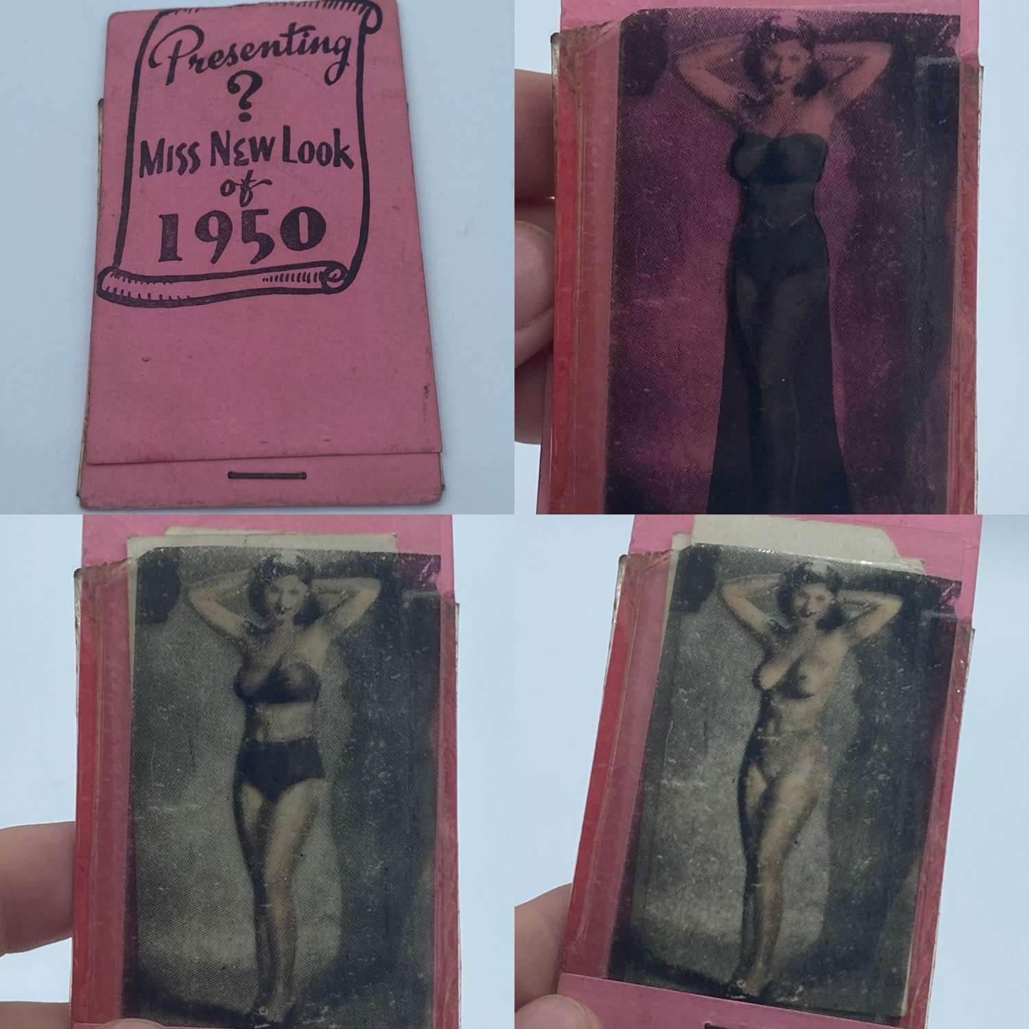 Vintage Erotica Nude Gentlemans Pocket Peepshow