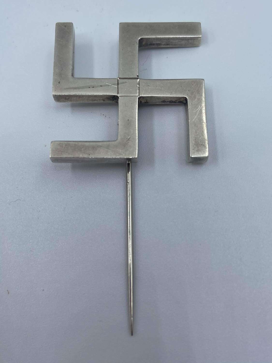 Antique Dublin Silver Hallmarked 1923 Swastika Laundry Company Pin