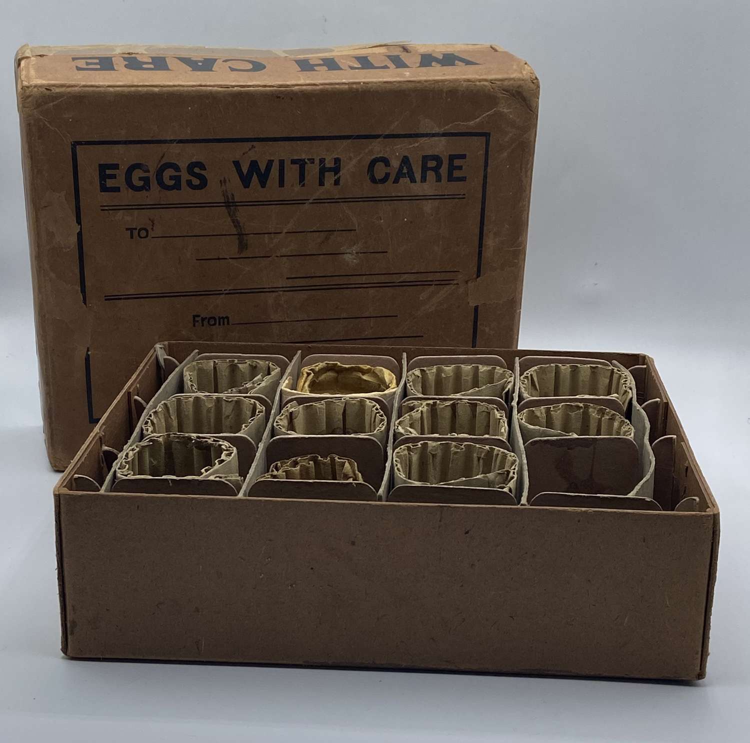 WW2 Home Front Eggs Postal Box
