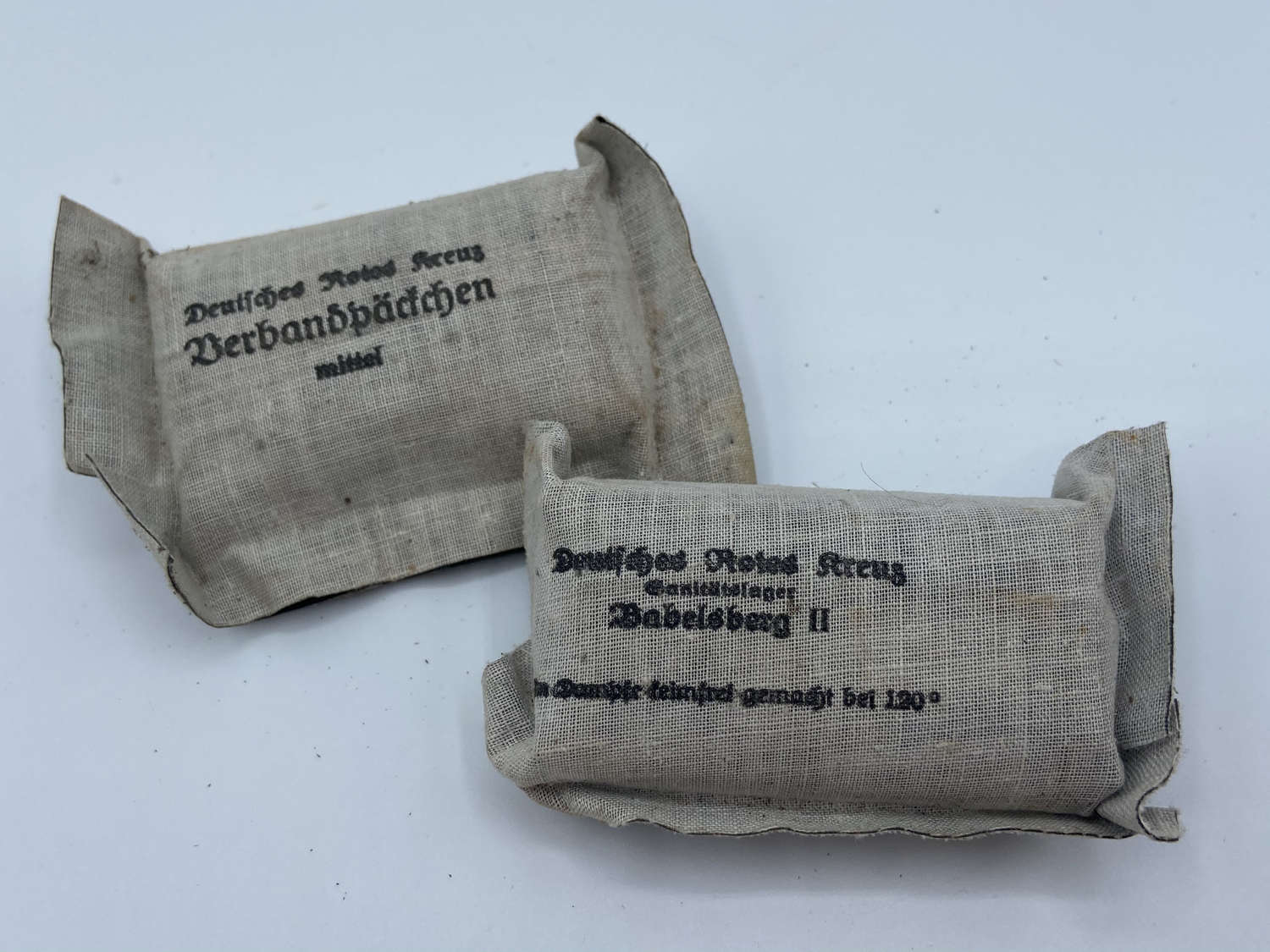 2 x WW2 German Wehrmacht Deutsche Rote Kreuz Bandages