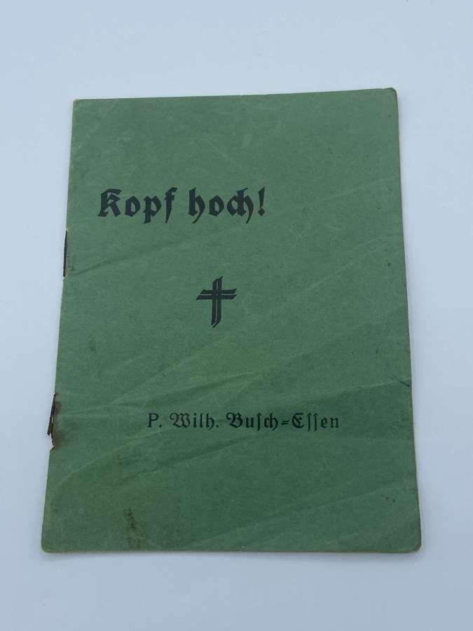 WW1 German Army Cheer Up Booklet ‘kopf Hoch’ By P Wilhelm Busch Es