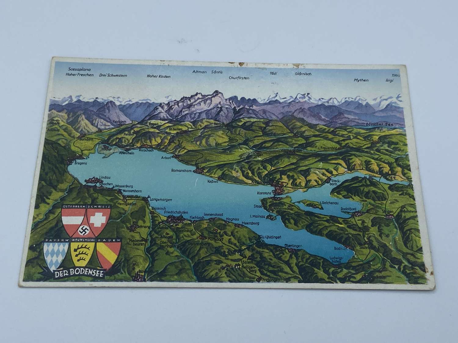 WW2 German Der Bodensee Post Card