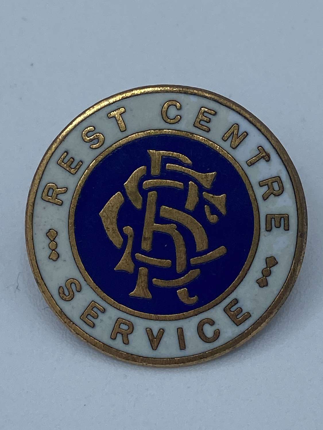 WW2 Home front Rest Centre Service Badge For Home Front Blitz Victims