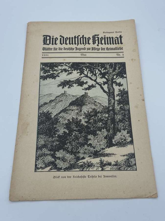 Ww2 1931 Hitler Youth Cultivate Their Homeland Magazine Berlin