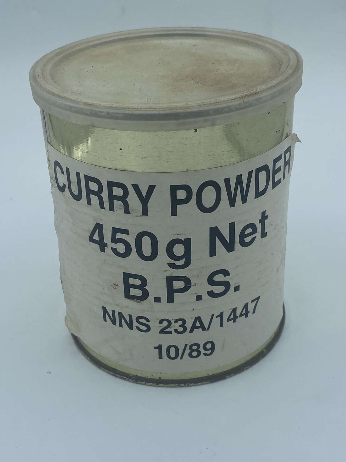 British Catering Corps 1980s Curry Powder 450g BPS Troops In Ireland