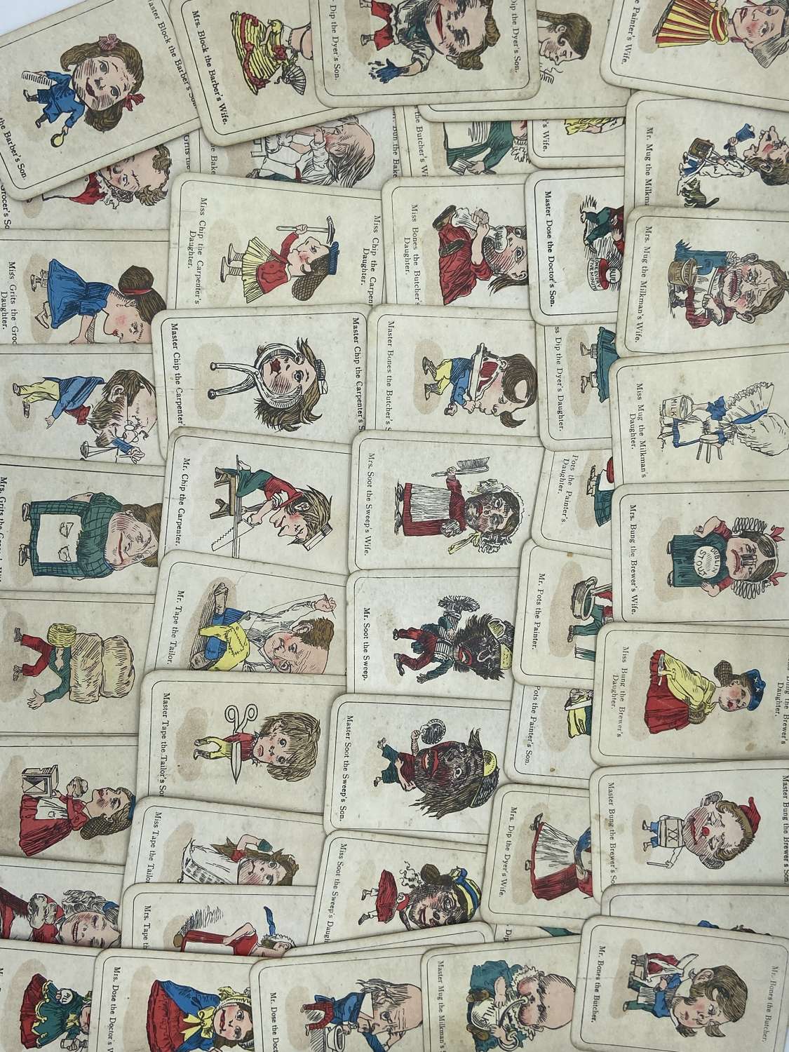 WW1 Era Happy Family British Home Front And Trench Card Game