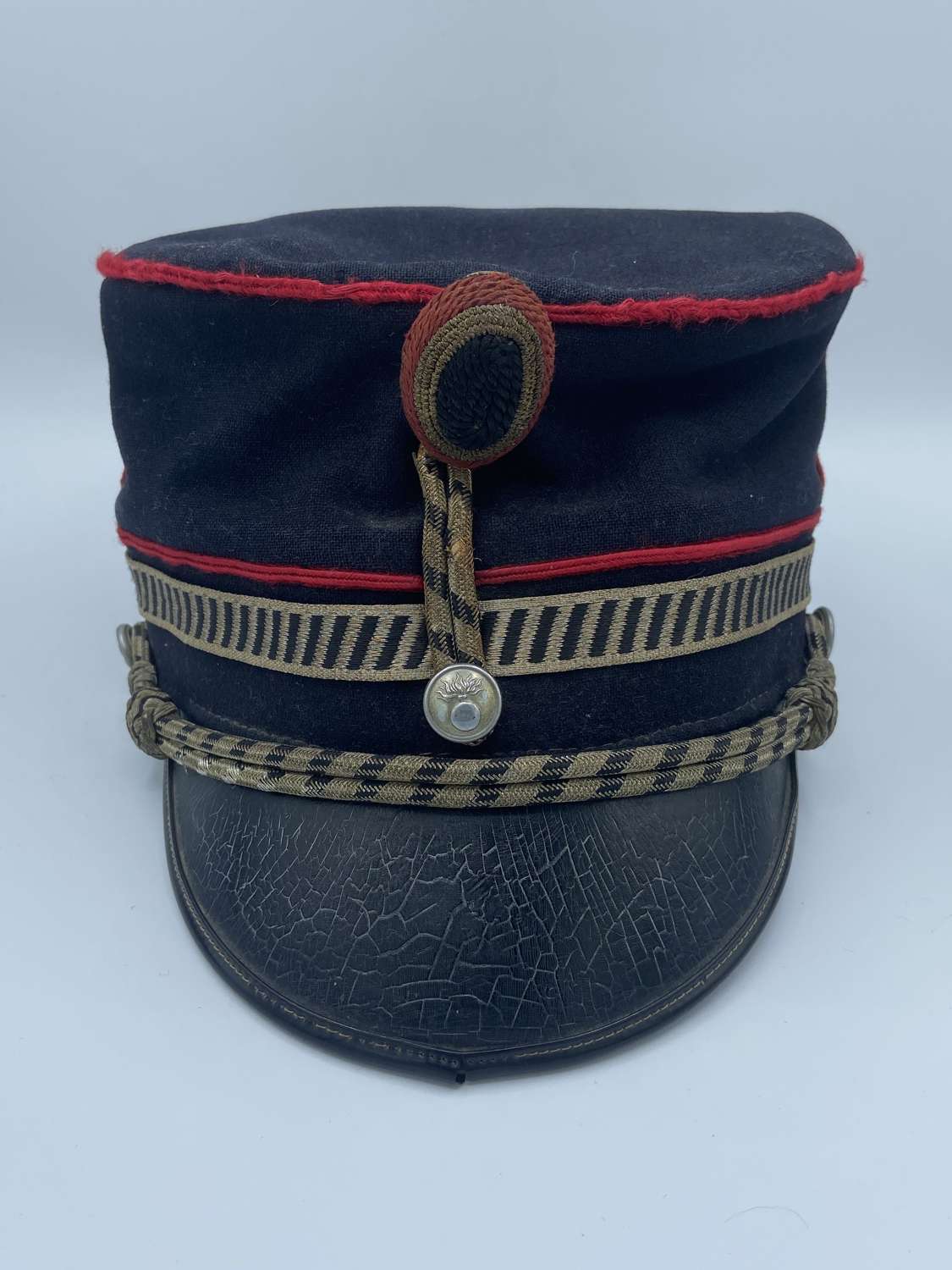 WW1-WW2 1933 Dated Belguim Military Police Grendarmerie Kepi Cap