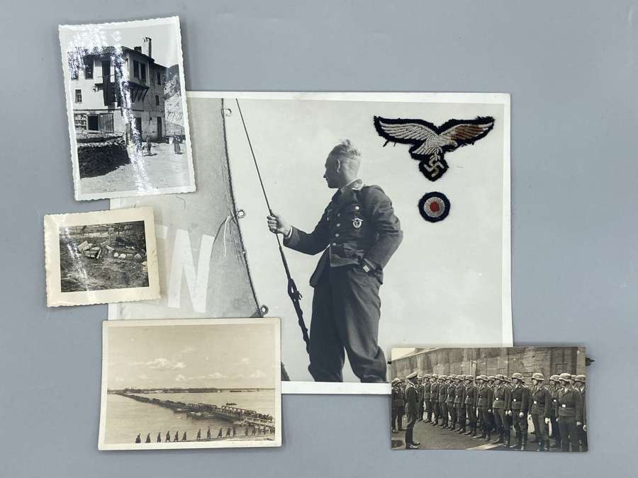 WW2 German Hermann Goring Field Division Luftwaffe Patches & Photos