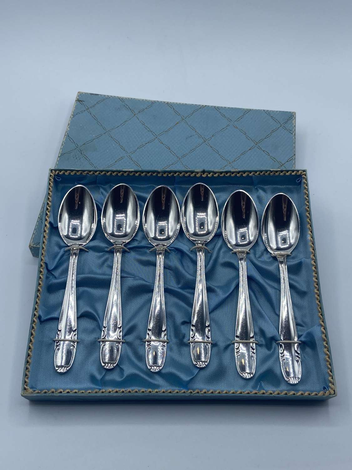 WW2 Era German Officers Silver Hallmarked M100 Set Of 6 Table Spoons