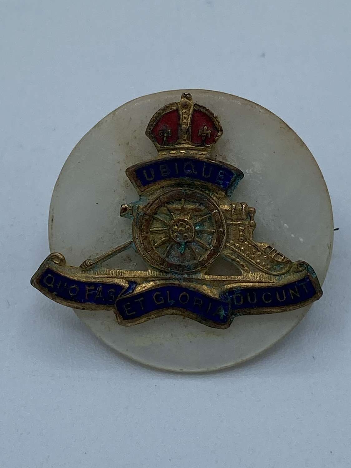 WW1 Regiment Sweetheart Badge Royal Artillery