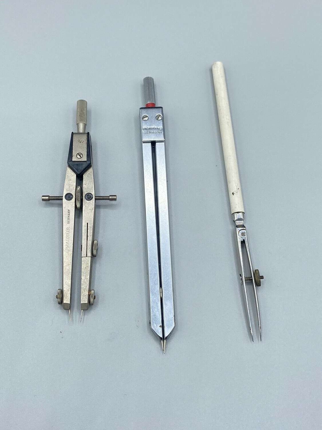 Vintage German Specialist Compasses Staedtler & Rotring + Extra