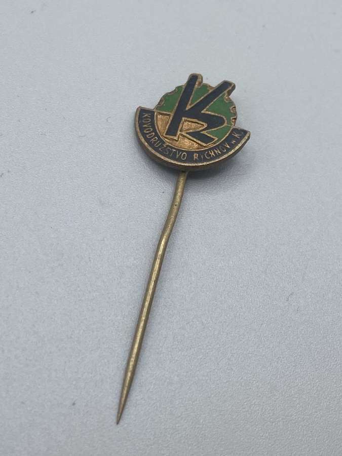 WW2 German Gross Rosen Concentration Camp Rychnov Factory Sponsors Pin