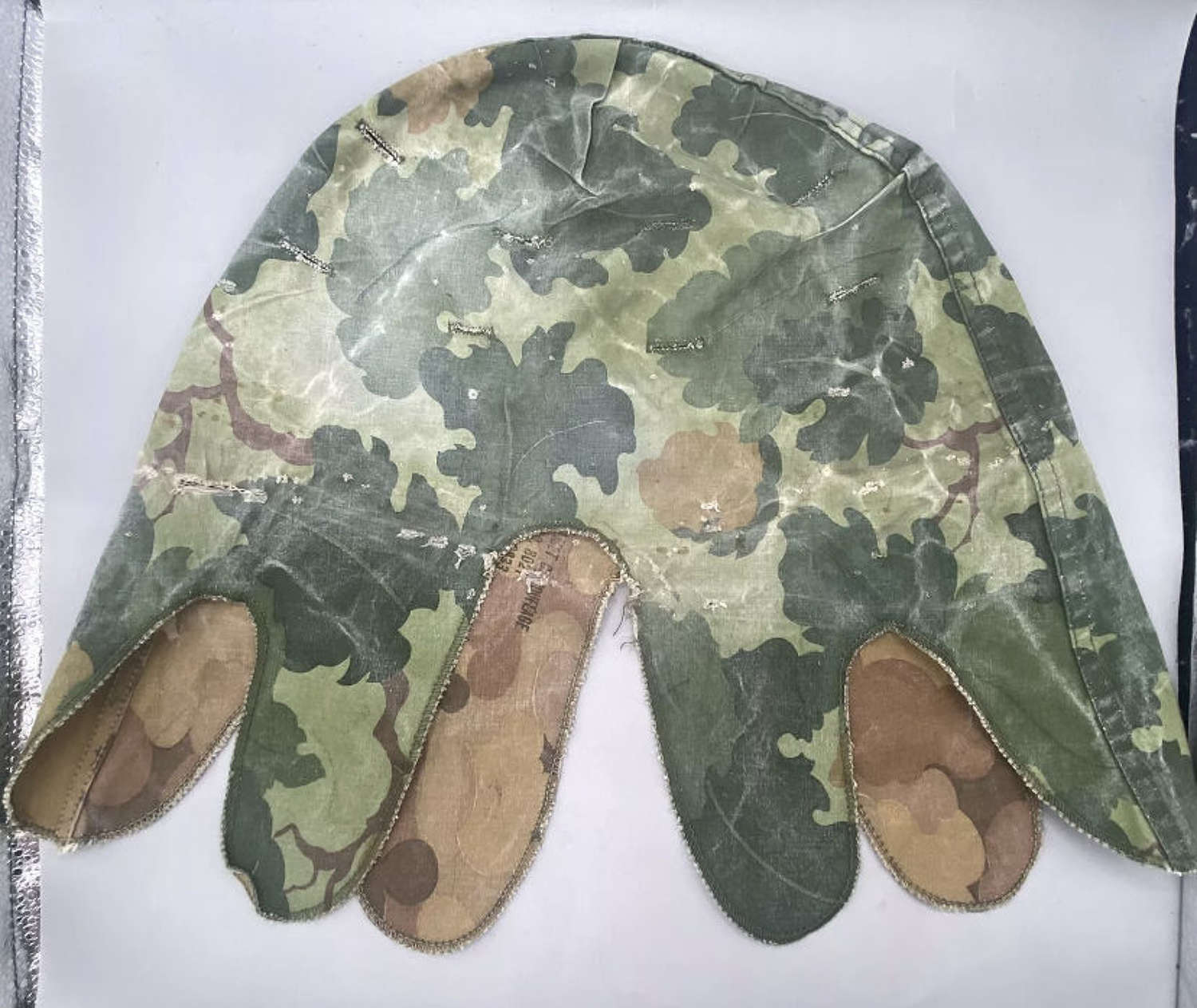 Vietnam US Army Defense Personal Supply Center M1 Camo Helmet Cover