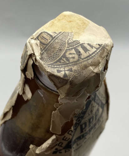 WW1 Unopened British Home Front Scotts Emulsion Cod Liver Oil Bottle