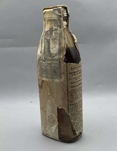 WW1 Unopened British Home Front Scotts Emulsion Cod Liver Oil Bottle