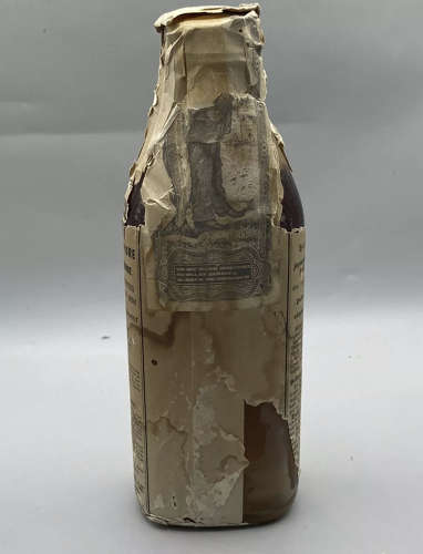 WW1 Unopened British Home Front Scotts Emulsion Cod Liver Oil Bottle