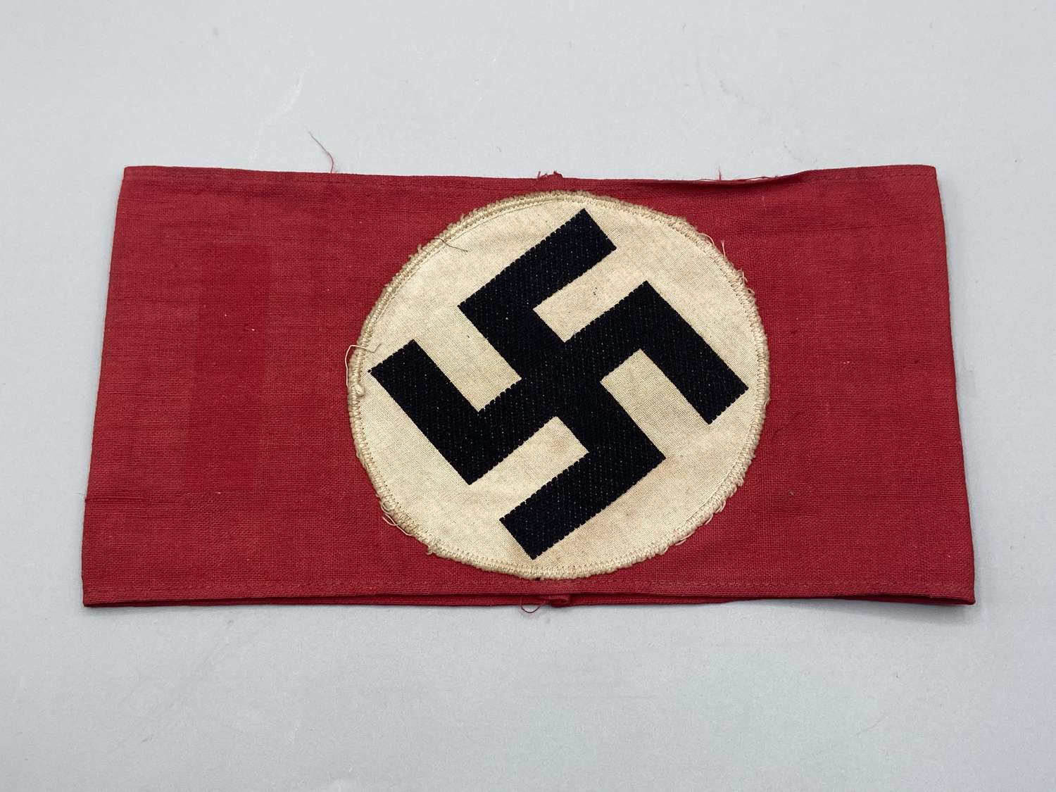 WW2 German NSDAP Members Armband Two Part Construction