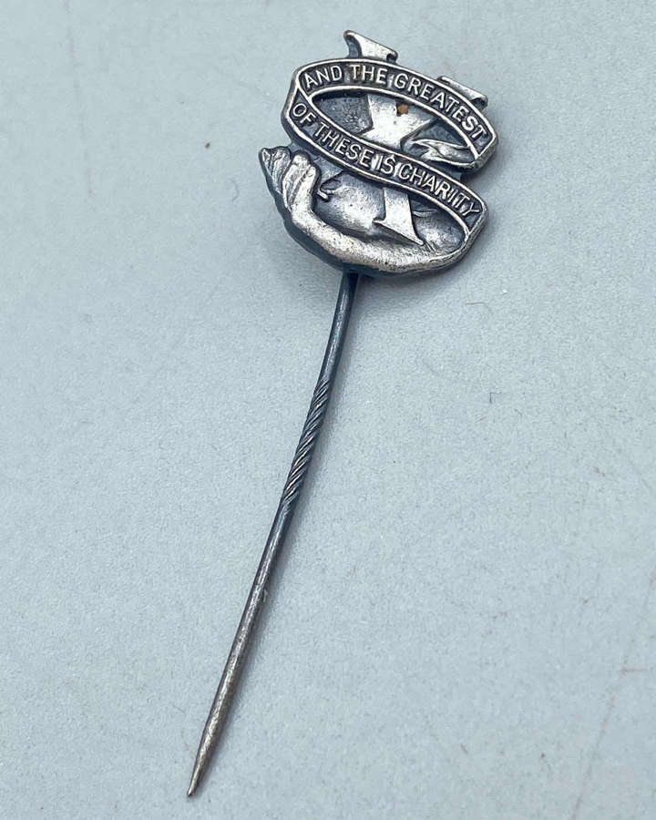 WW2 Scottish Borderers Fund the greatest of these is charity Stick Pin