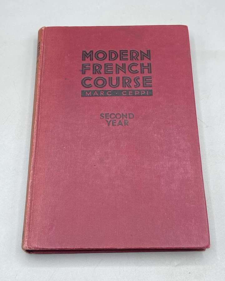 WW2 British To Modern French Course Marc Ceppi 2nd Year Translations