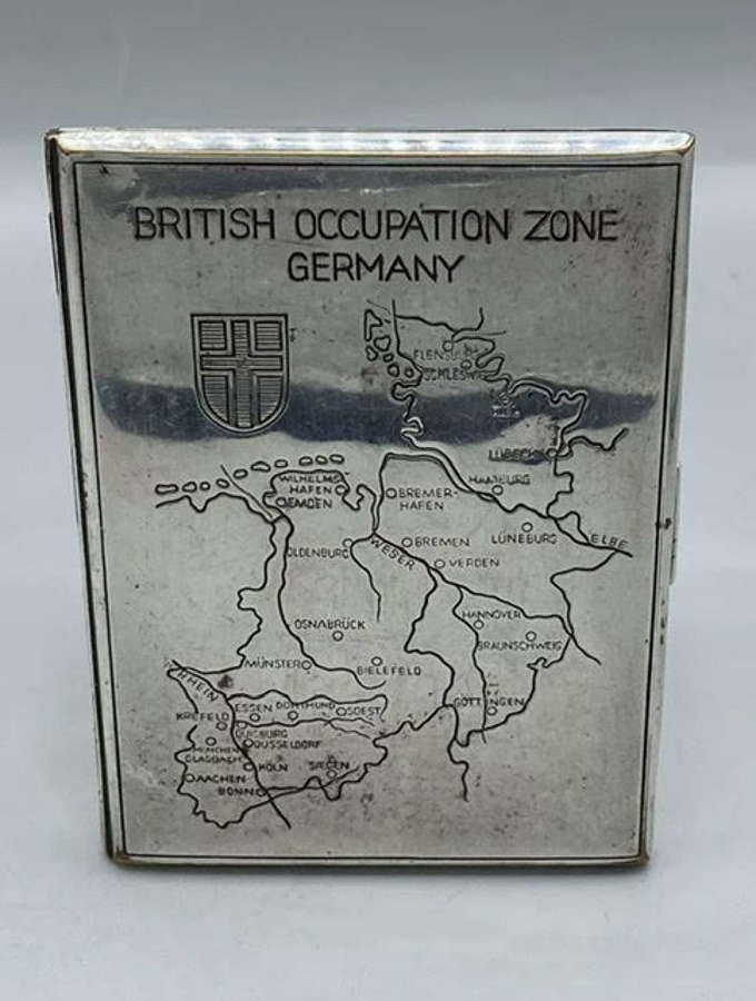 Post WW2 British Occupation Zone Germany Cigarette Case