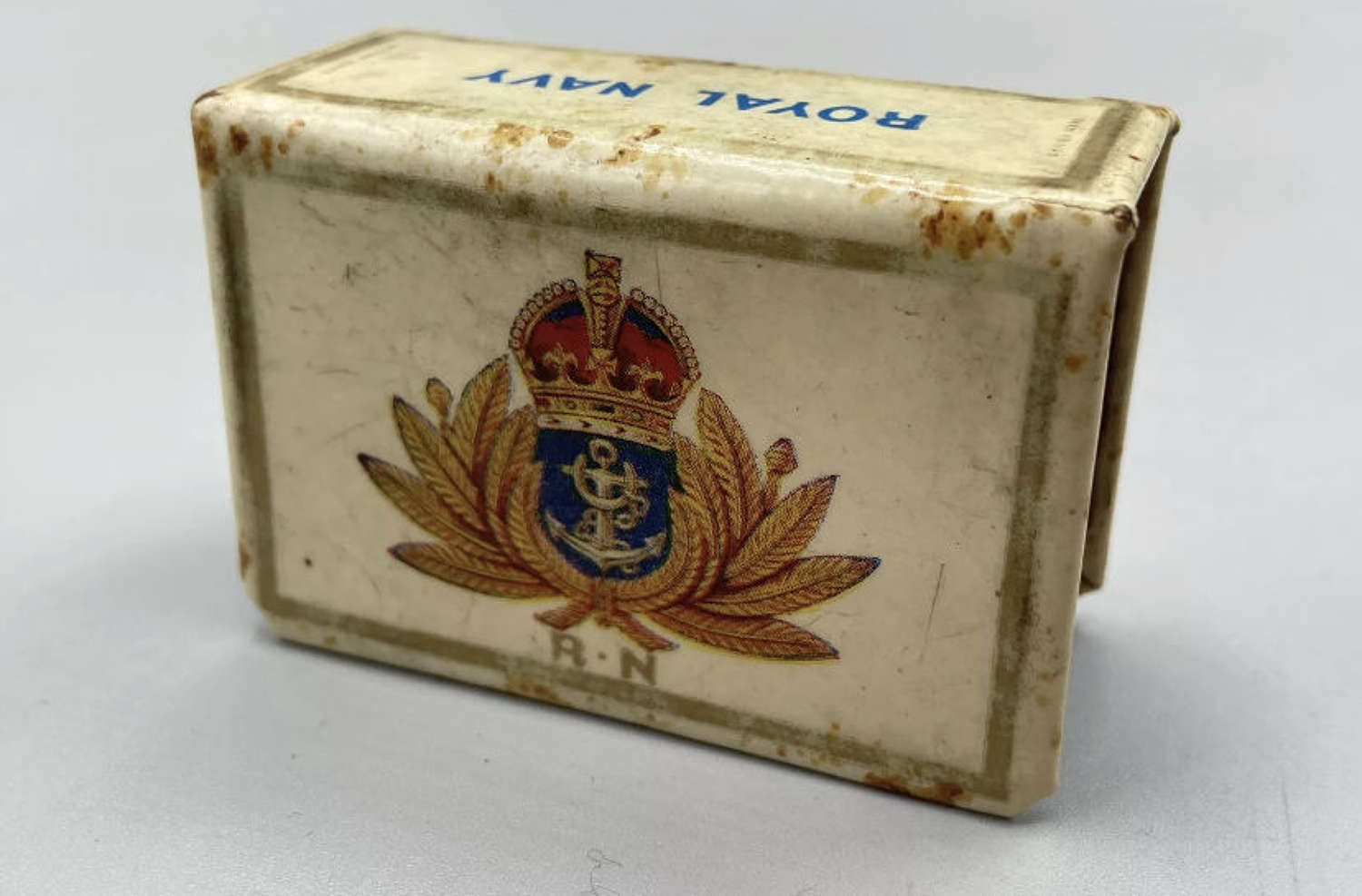 WW2 British Royal Navy British Made Celluloid MatchBox Case Sweetheart
