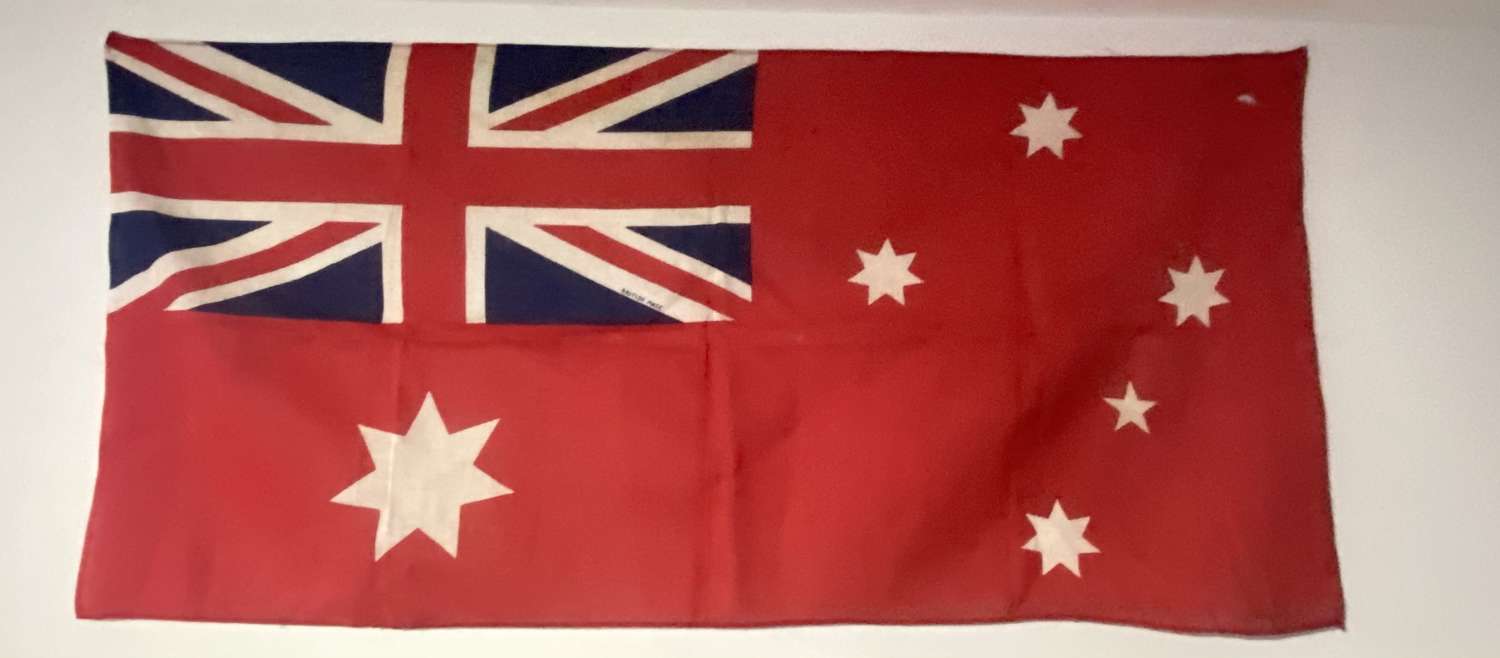 WW2 Cotton Australian Red Ensign British Made Banner Flag