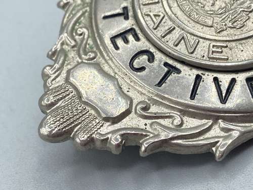 1940s United States M.S.S State Of Maine Security Detective Badge