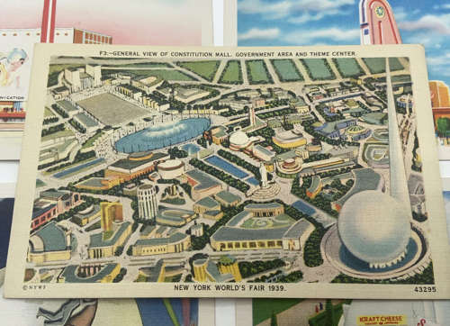 WW2 United States New Yorks World Fair 1939 Leaflet & Post Cards