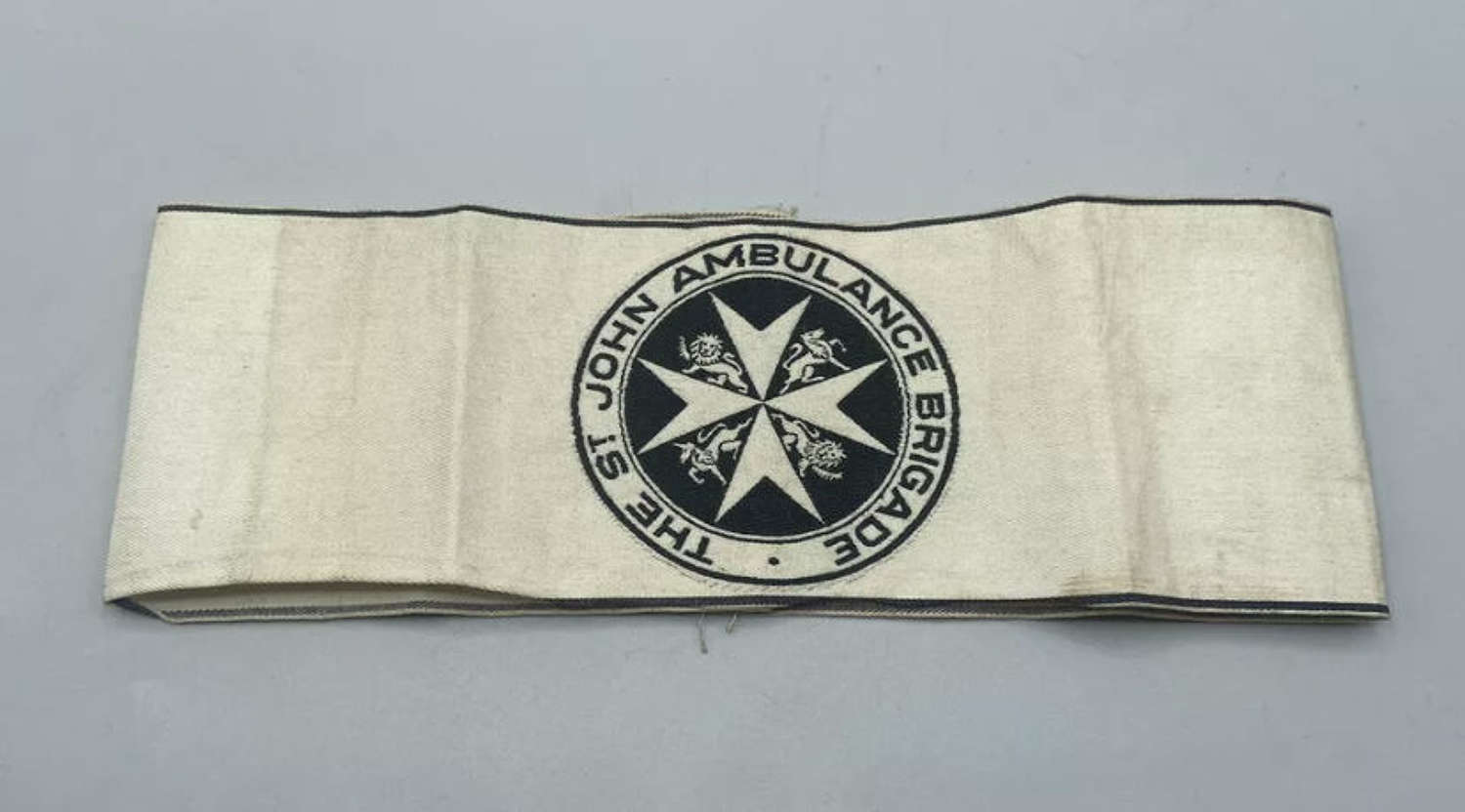 WW1 British Army & Home Front St John Ambulance Brigade Armband