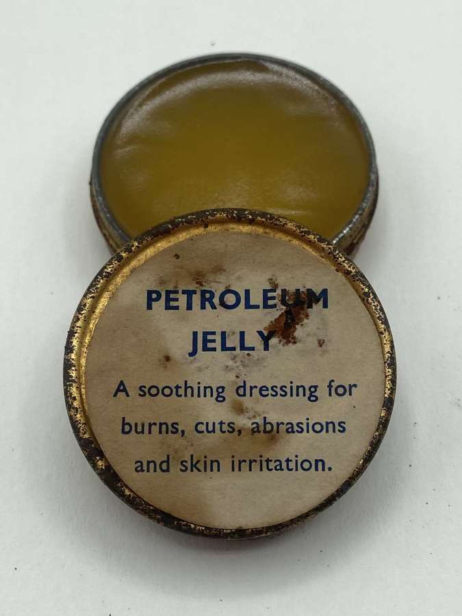 WW1 British Home Front & British Army Petroleum Jelly Tin & Contents