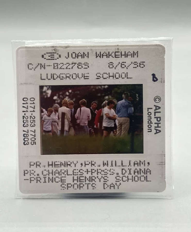 Vintage Royal Family Ludgrove School Sports Day 1996 Photograph Frame