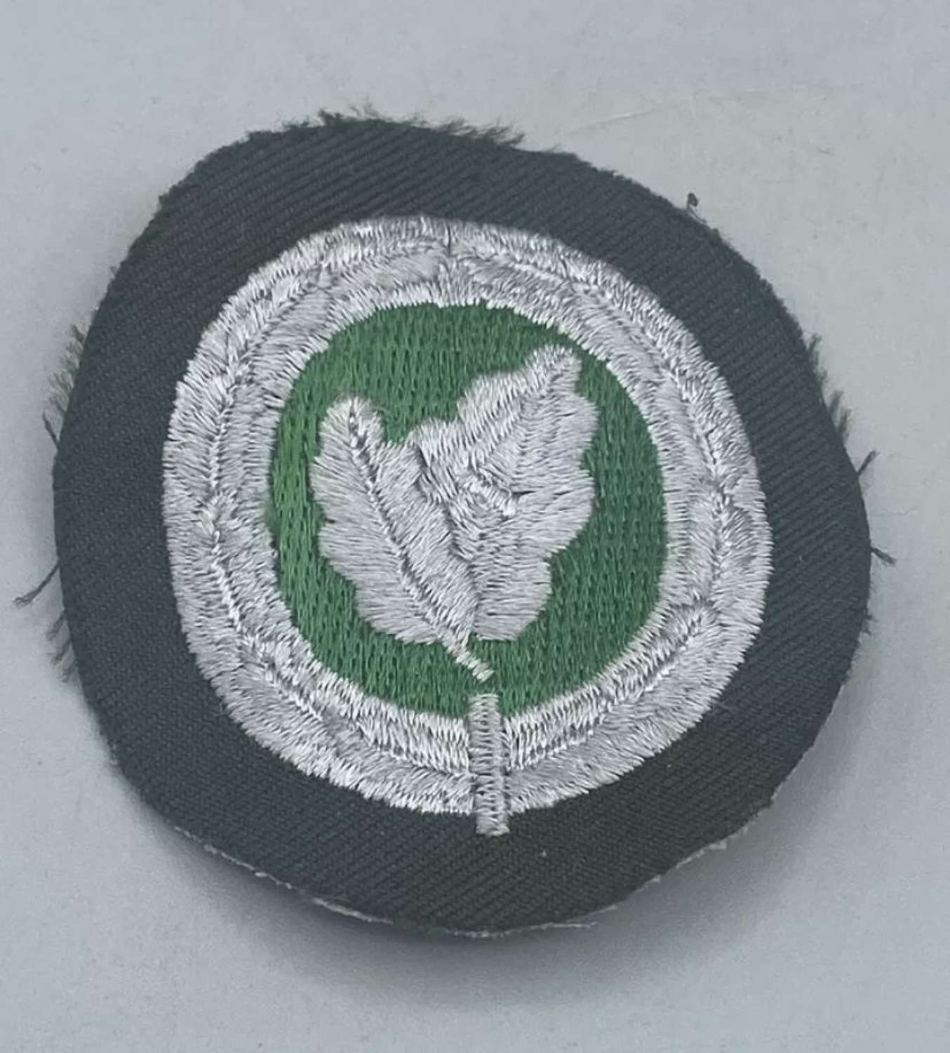 1950s DDR ABV Police Shoulder Qualification Oak Leaf Patches