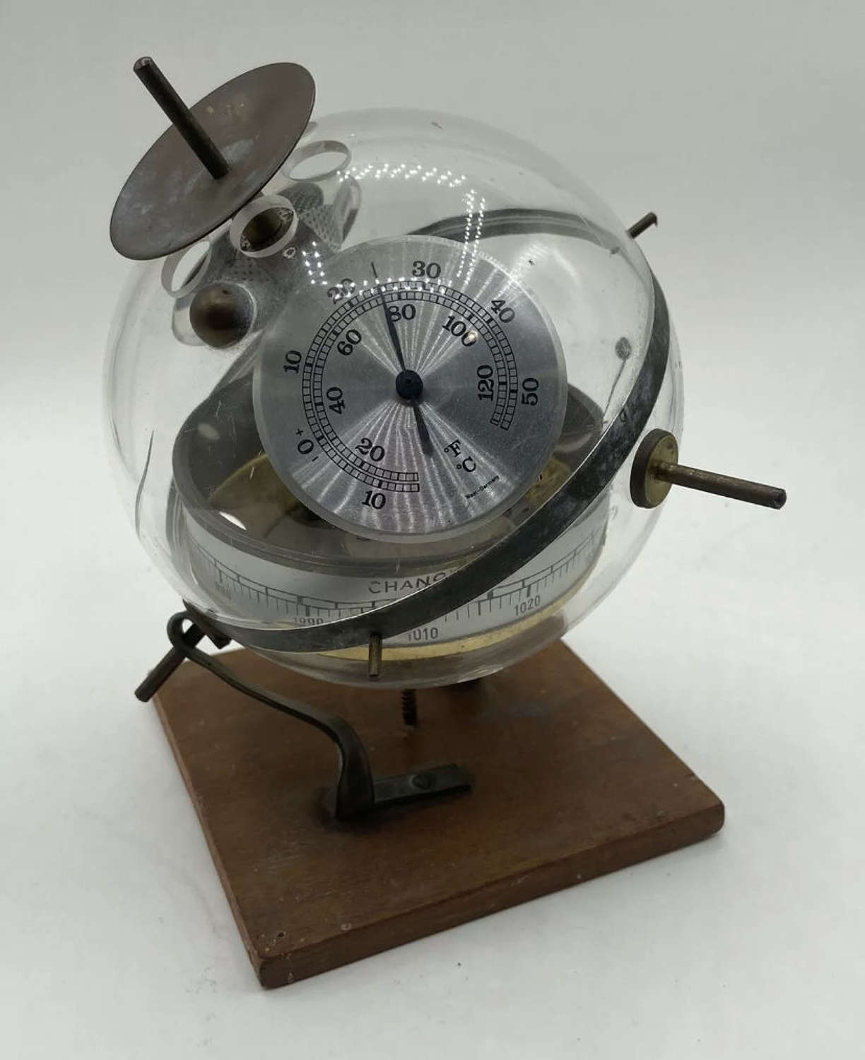 1940s West German Sputnik Mounted Weather Station Barometer