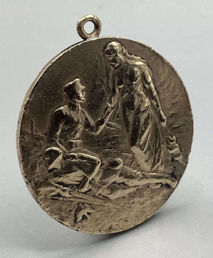 1890 To 1918 WW1 Bronze German Deutsche Colonial Wounded KIA Medal
