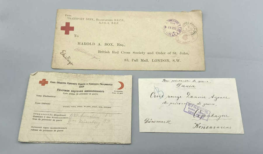 WW1 Russian CCCP Union Of Red Cross & Red Crescent Societies Postcard