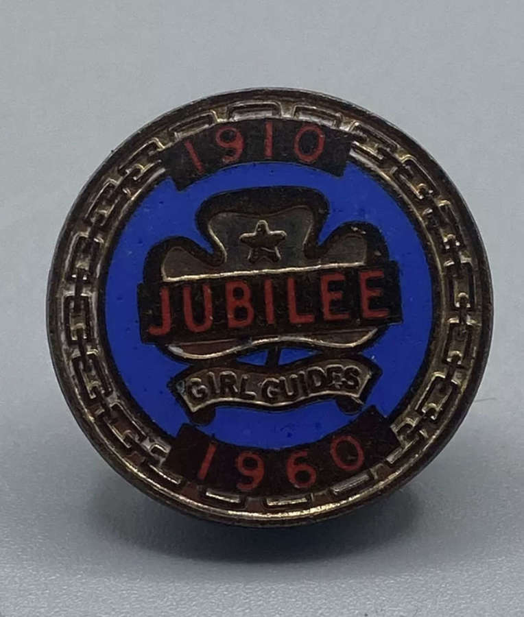 Vintage 1910-1960 Jubilee Girls Guides Badge By Collins London Badge